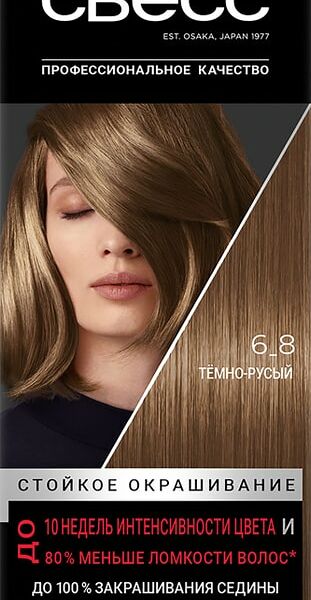 Крем-краска для волос Syoss Color 6-8 Темно-русый 115мл