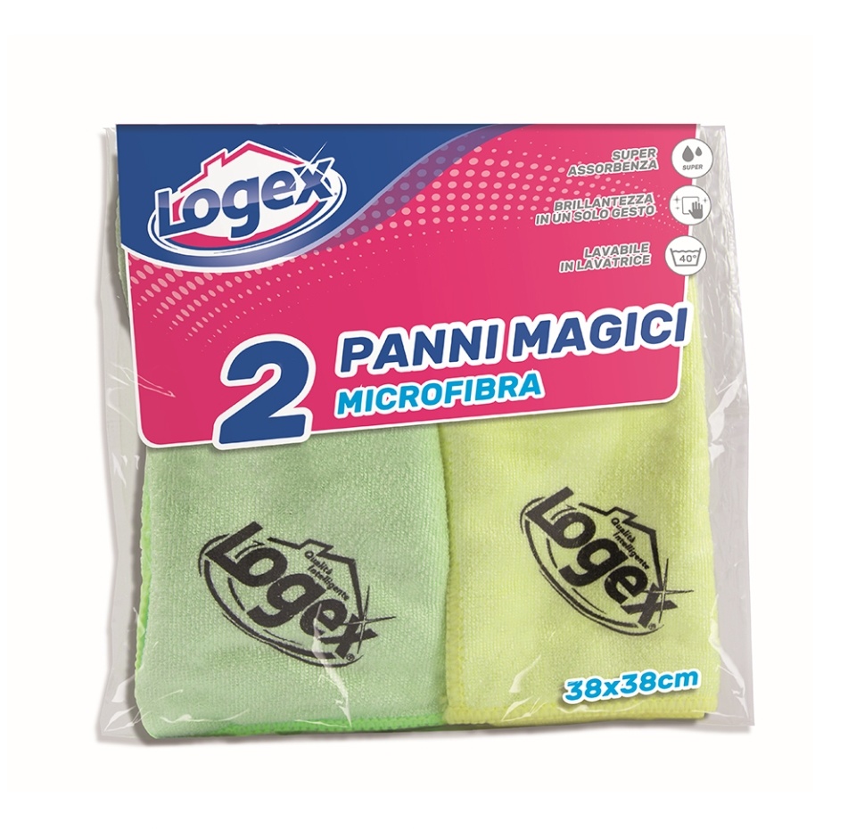

Салфетка хозяйственная Logex Magic из микрофибры 38x38 см 2шт., Китай