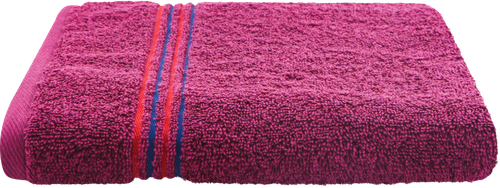 

Полотенце махровое CLEANELLY BASIC 70х120см гладкокрашеное бордюр с полосками, цвета в ассортименте, Арт. ПЦ-1801-4707