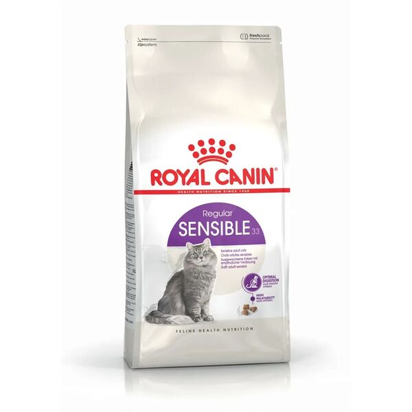 Корм сухой для взрослых кошек Royal Canin Sensible 33 при чувствительном пищеварении