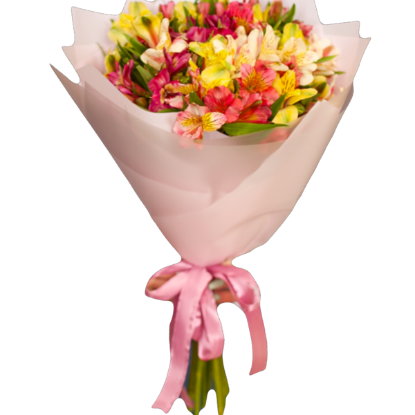 Букет цветов из 11 альстромерий