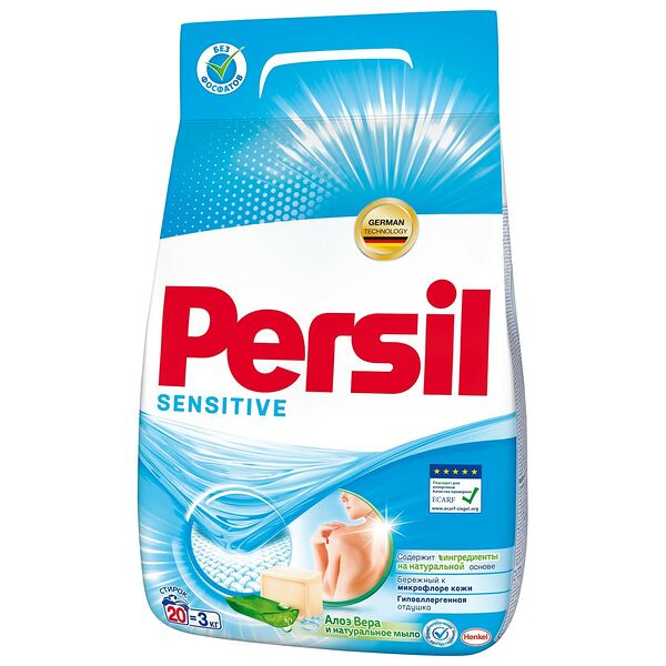 Порошок стиральный Persil Sensitive, 3 кг, автомат
