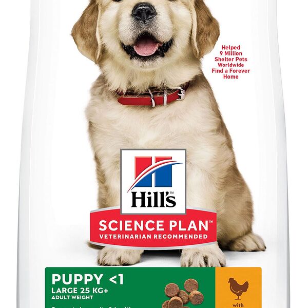 Hill's Science Plan Healthy Development корм для щенков крупных пород Курица 2.5кг