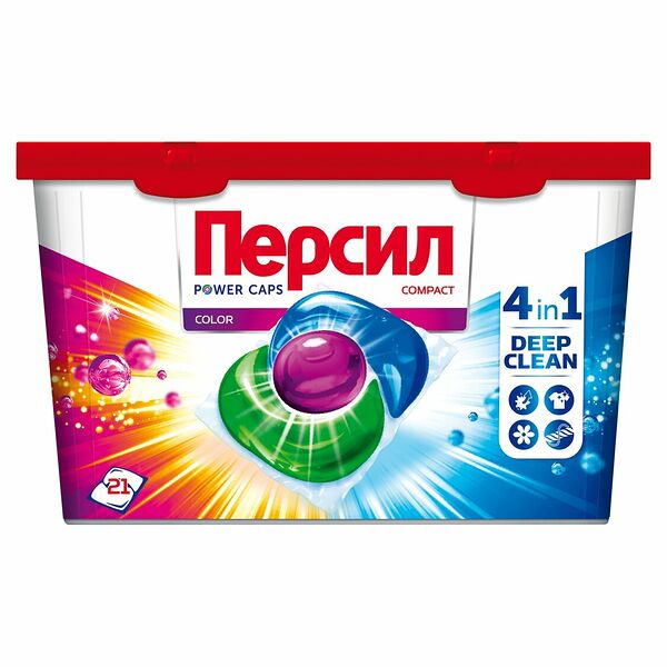 Капсулы для стирки Persil Power Caps 4в1 Color 21 шт.