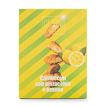 Печенье Cezoni Кантуччини фисташка с лимоном 180г, Россия