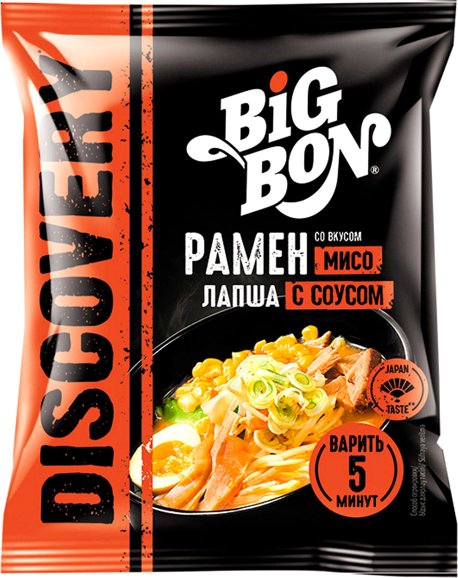 

Рамен Big Bon со вкусом Мисо
