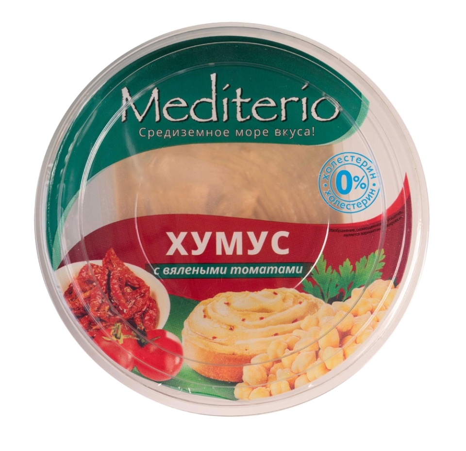 

Хумус Mediterio с вялеными томатами 180 г