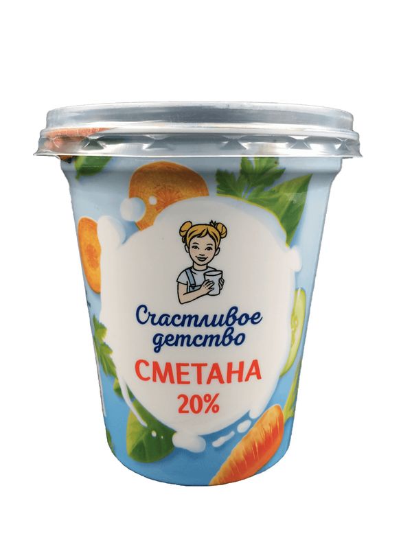 

Сметана Счастливое Детство 20% 315 г