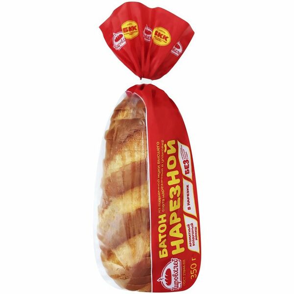 Батон Кировхлеб Нарезной высший сорт нарезка