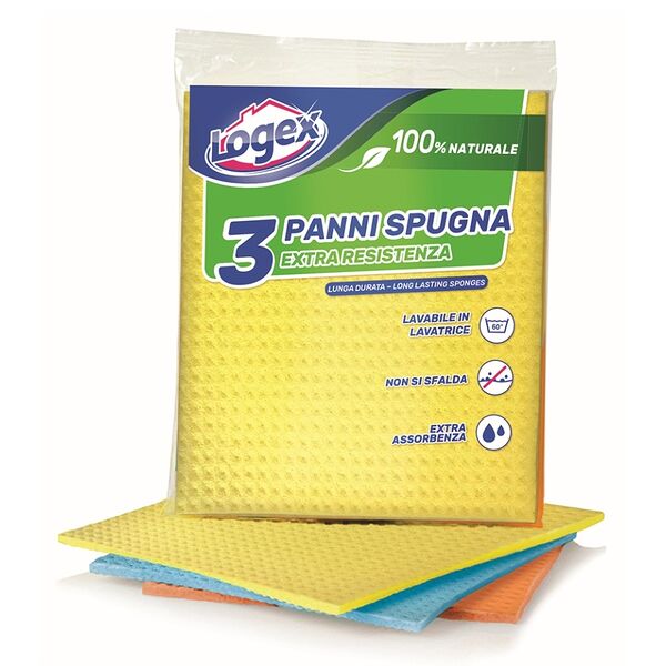 Салфетка хозяйственная Logex впитывающие 18х20 см 3шт., Болгария