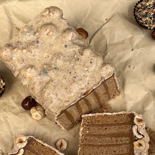 Цельнозерновой веганский маффин с фундуком