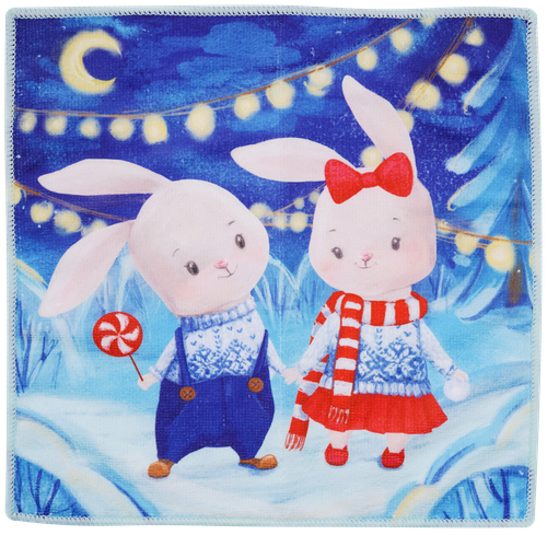 

Набор для кухни HOMECLUB Символ года 2023, прихватки 2шт и салфетка для сушки посуды, Арт. 310338