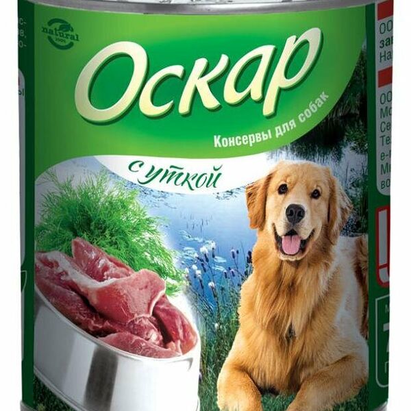 Консервы для собак Оскар с уткой