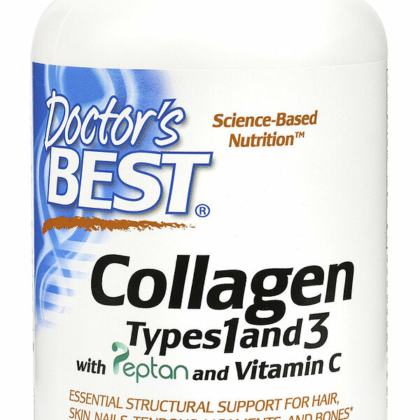 DOCTOR'S BEST БАД Коллаген 1 и 3 типа с витамином С капсулы 240 штук