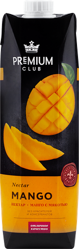 Нектар Premium Club Манго с мякотью 1 л