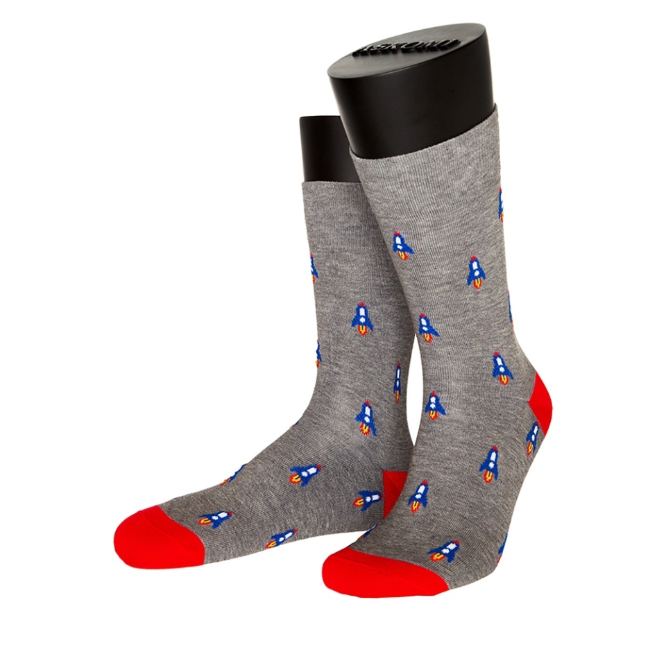 

Носки мужские Askomi Casual цвет серый меланж р. 41-42