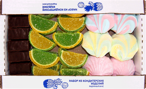 Набор кондитерских изделий BONVIDA Радужный вкус, 500г