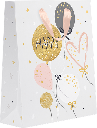 Пакет подарочный Party 25.5х31.5х11 см, люкс в ассортименте 1 шт.