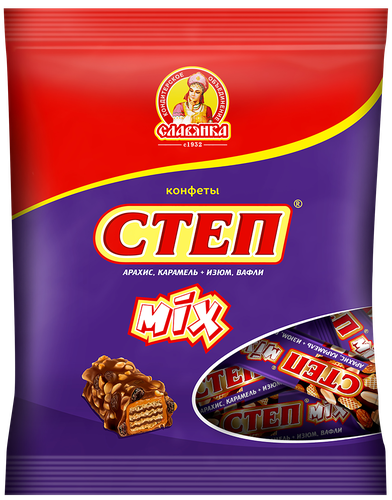 

Конфеты Славянка Степ MIX шоколадные 200 г