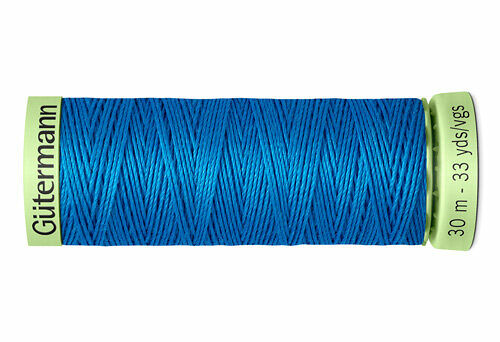 744506 Нить Top Stitch для отстрочки, 30м, 100% п/э Gutermann(386 королевский синий)