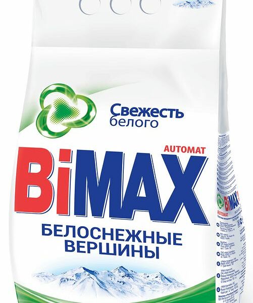 Порошок стиральный BiMax Белоснежные вершины, 3кг