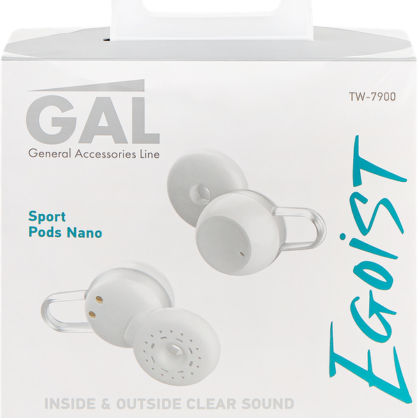 Наушники беспроводные GAL TW-5300/4300/7900/6900, белый