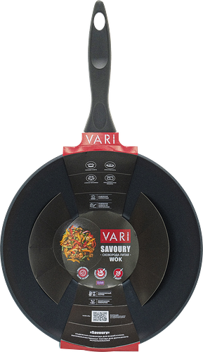 Сковорода-вок VARI Savoury 28см, антипригарное покрытие, литой алюминий, Арт. LS35128