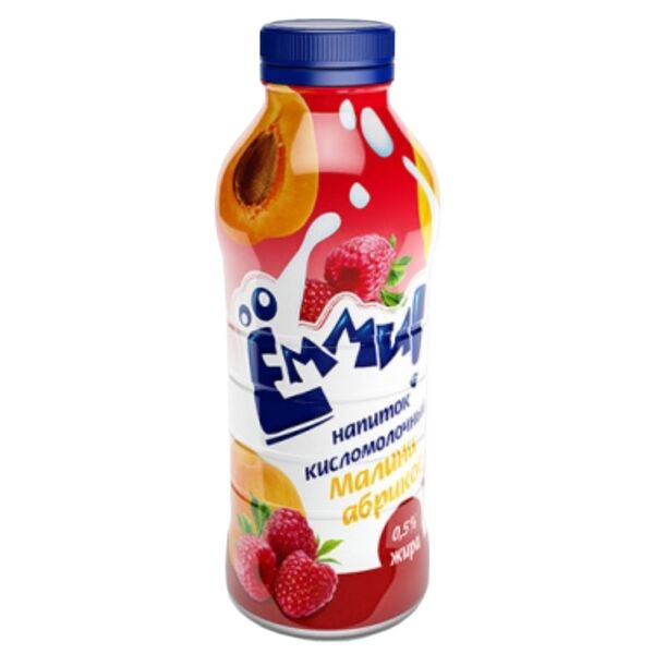 Напиток к/м ЁММИ с наполнителем малина-абрикос 0.5% 430г Здравушка