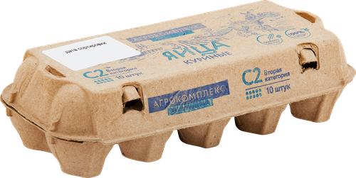 

Яйцо куриное АГРОКОМПЛЕКС С2 столовое, 10 шт