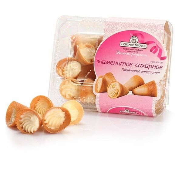 Пирожное Невские Берега Знаменитое сахарное 180 г