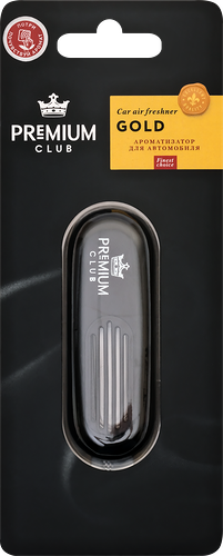 Ароматизатор автомобильный PREMIUM CLUB Prestige Gold, подвесной