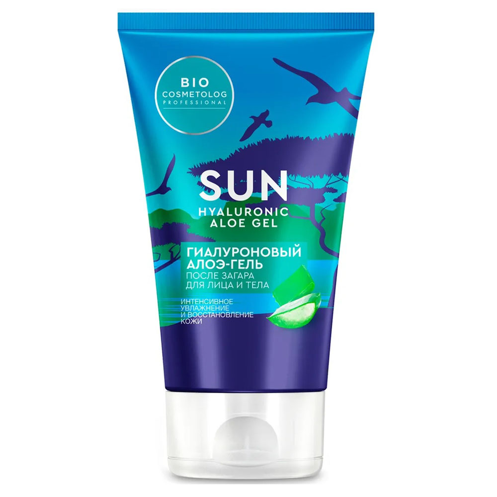 

Гель Bio Cosmetolog Professional Алоэ гиалуроновый после загара для лица и тела 150 мл