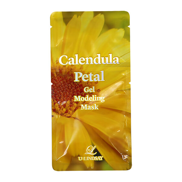 Маска для лица Lindsay альгинатная моделирующая с лепестками календулы 50 г + 5 г