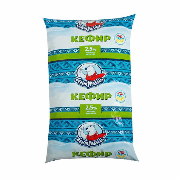 Кефир Белый Медведь 2.5% 900г