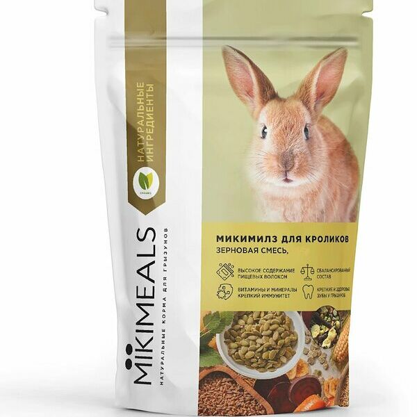 Корм Mikimeals для кроликов