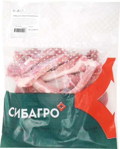 

Ребрышки свиные СибАгро категория Г замороженные весовые