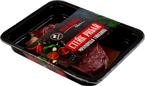 

Стейк ГЕРЕФОРД Рибай из мраморной говядины б/к в/у охл вес до 1.0кг