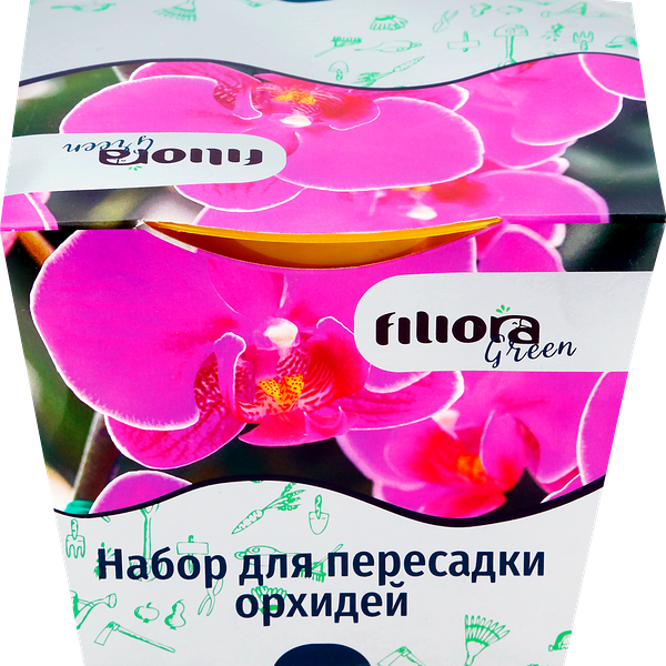 Почвогрунт в горшке для орхидей Filiora Green, 1л