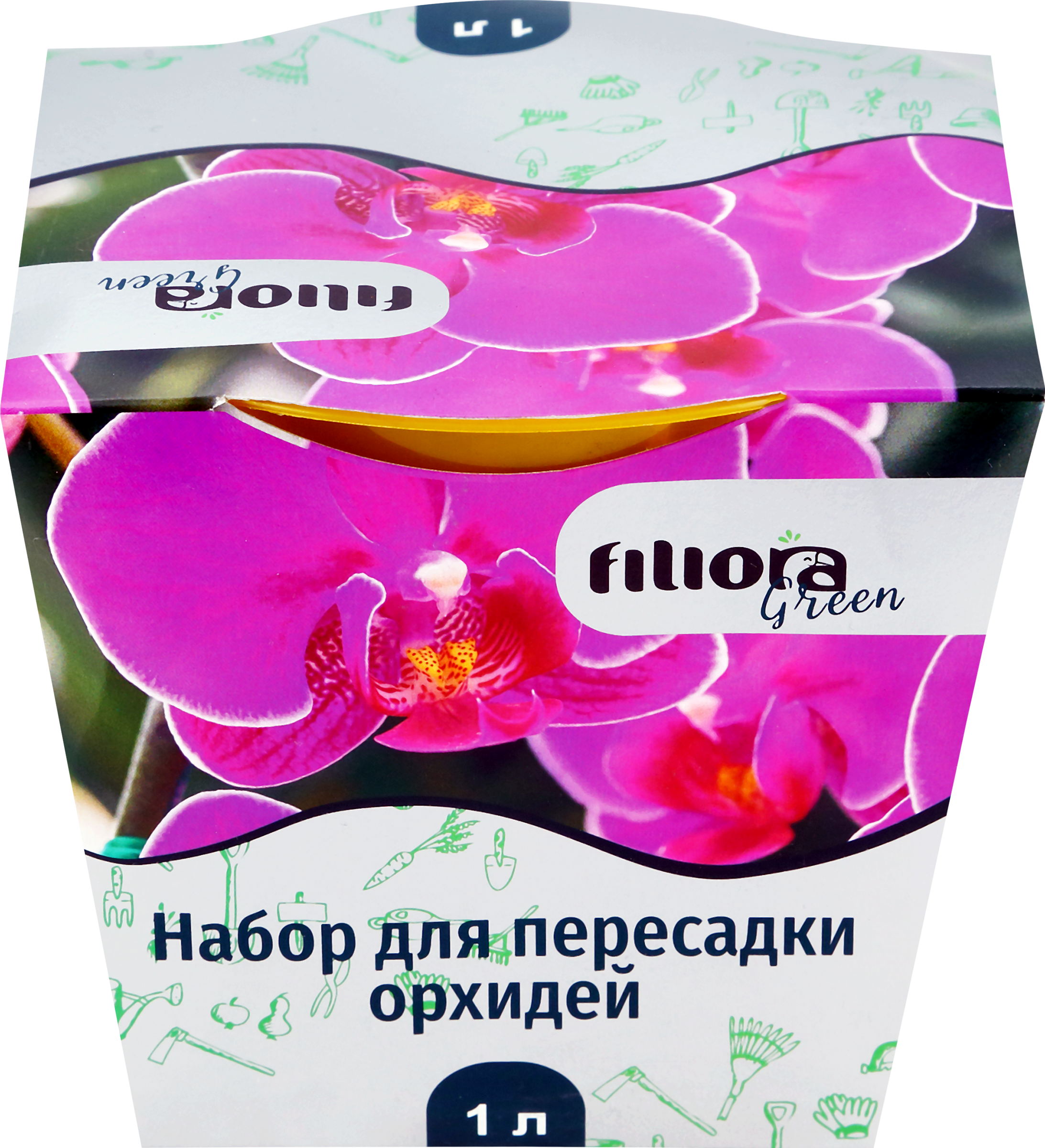 

Почвогрунт в горшке для орхидей Filiora Green, 1л