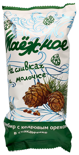 

Мороженое Эскимос Таежное с кедровым орехом 80 г