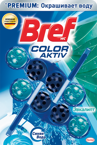 

Туалетный блок Bref/Бреф Color Aktiv Эвкалипт
