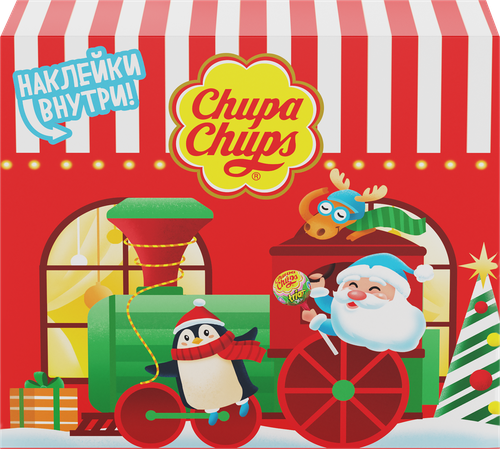 

Набор новогодний Chupa Chups Fruittella/Meller Транспорт 200 г