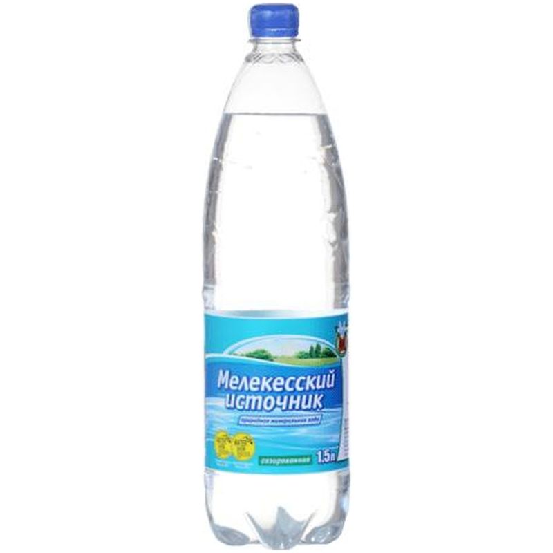 

Вода минеральная Мелекесский Источник природная газированная 1.5 л