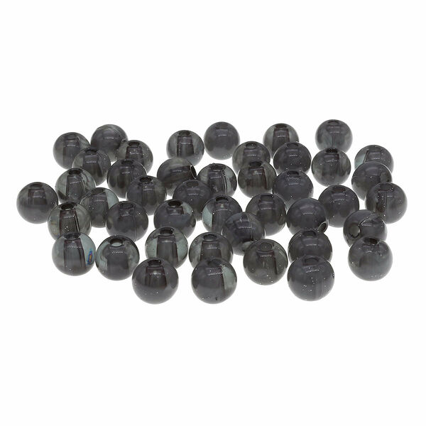 Бусины полупрозрачные 2008 пластик, 8мм, 20гр (70+/-4шт) Astra&Craft(AD052 серый)