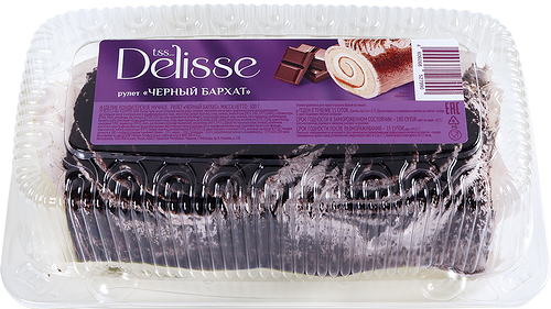 Рулет DELISSE Черный бархат, 300г