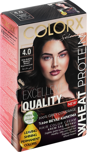 

Краска для волос COLORX 4.0 Коричневый, 115мл