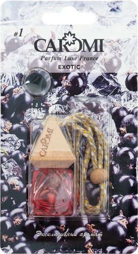 

Ароматизатор жидкий Caromi подвесной черная смородина 6 мл