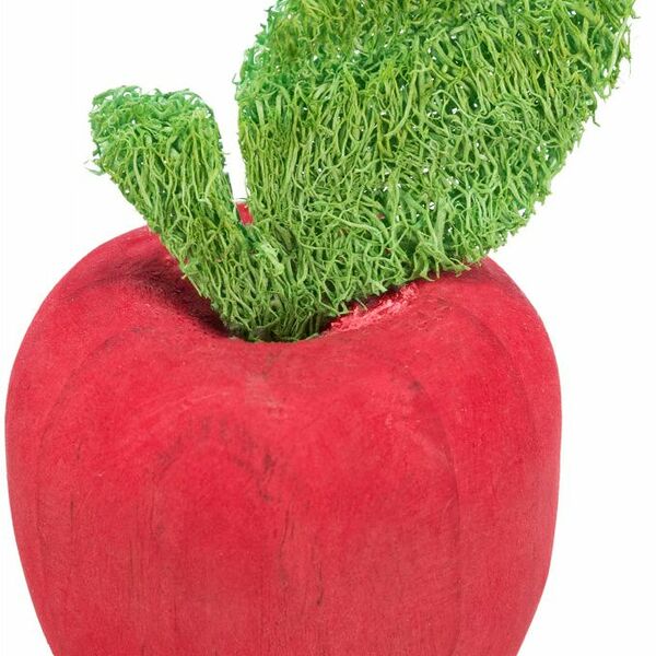 Игрушка для грызунов TRIXIE Яблоко дерево, люфа диаметр 5,5х9см