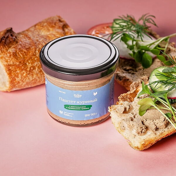 Паштет куриный с шампиньонами и прованскими травами