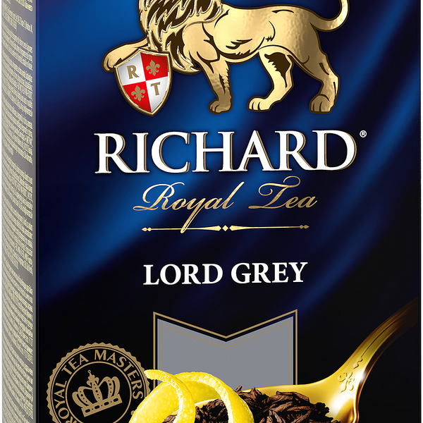 Чай черный Richard Royal Tea Lord Grey бергамот, лимон 25 шт х 2 г